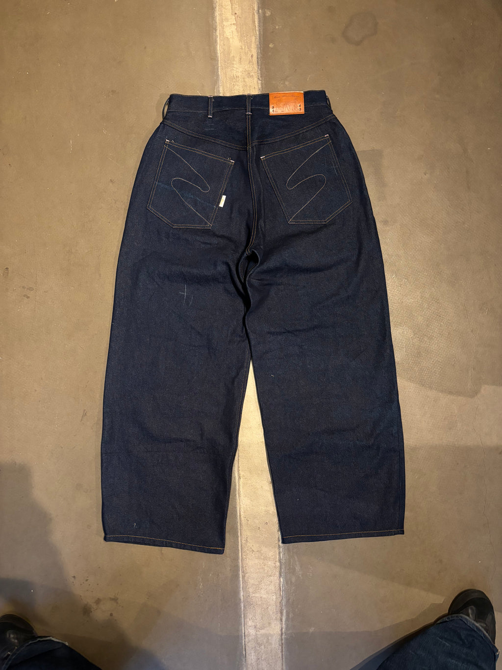 Indigo Pink Tack Ultra-Baggy